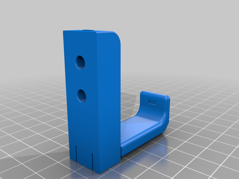 Print in place foldable hook