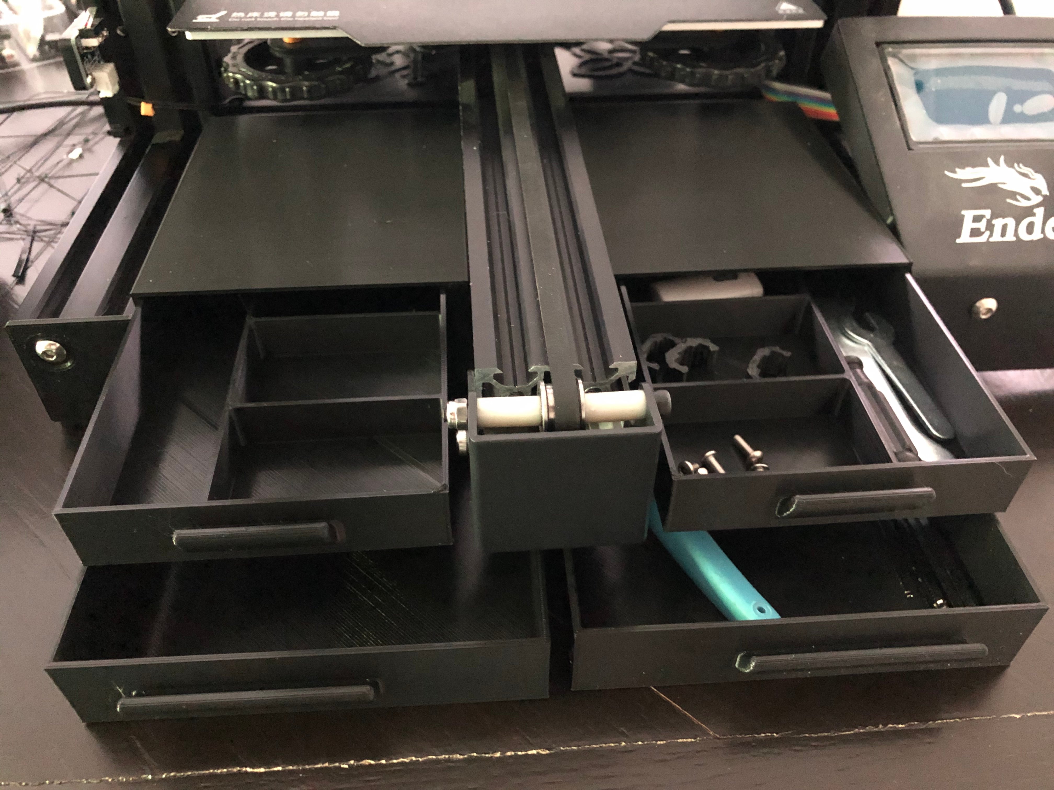 Ender 3 Pro - Dual Double Drawers