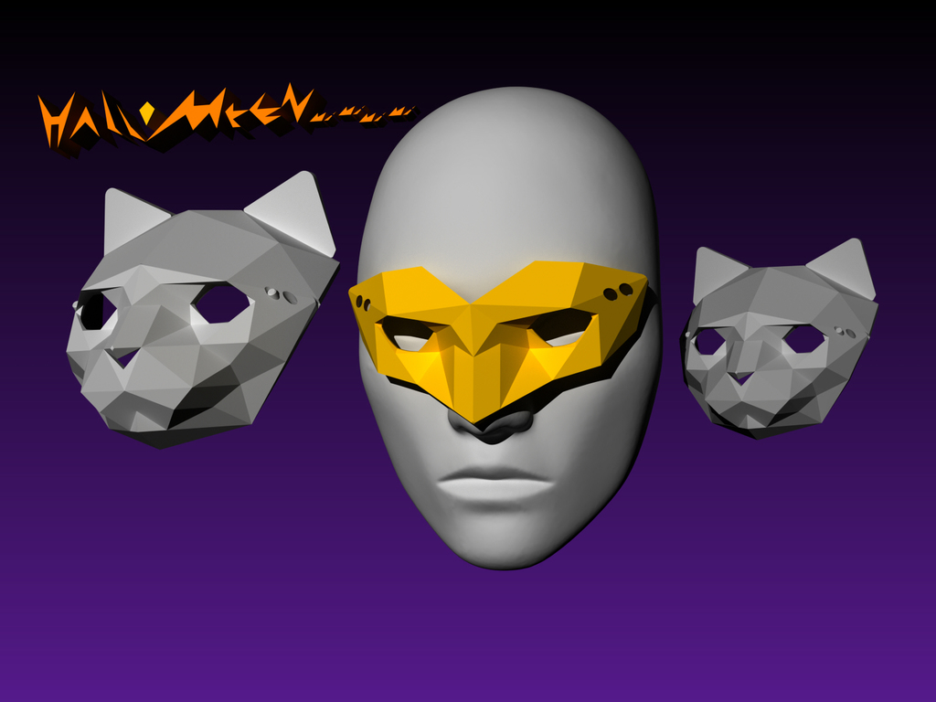 Cat Mask 3D model