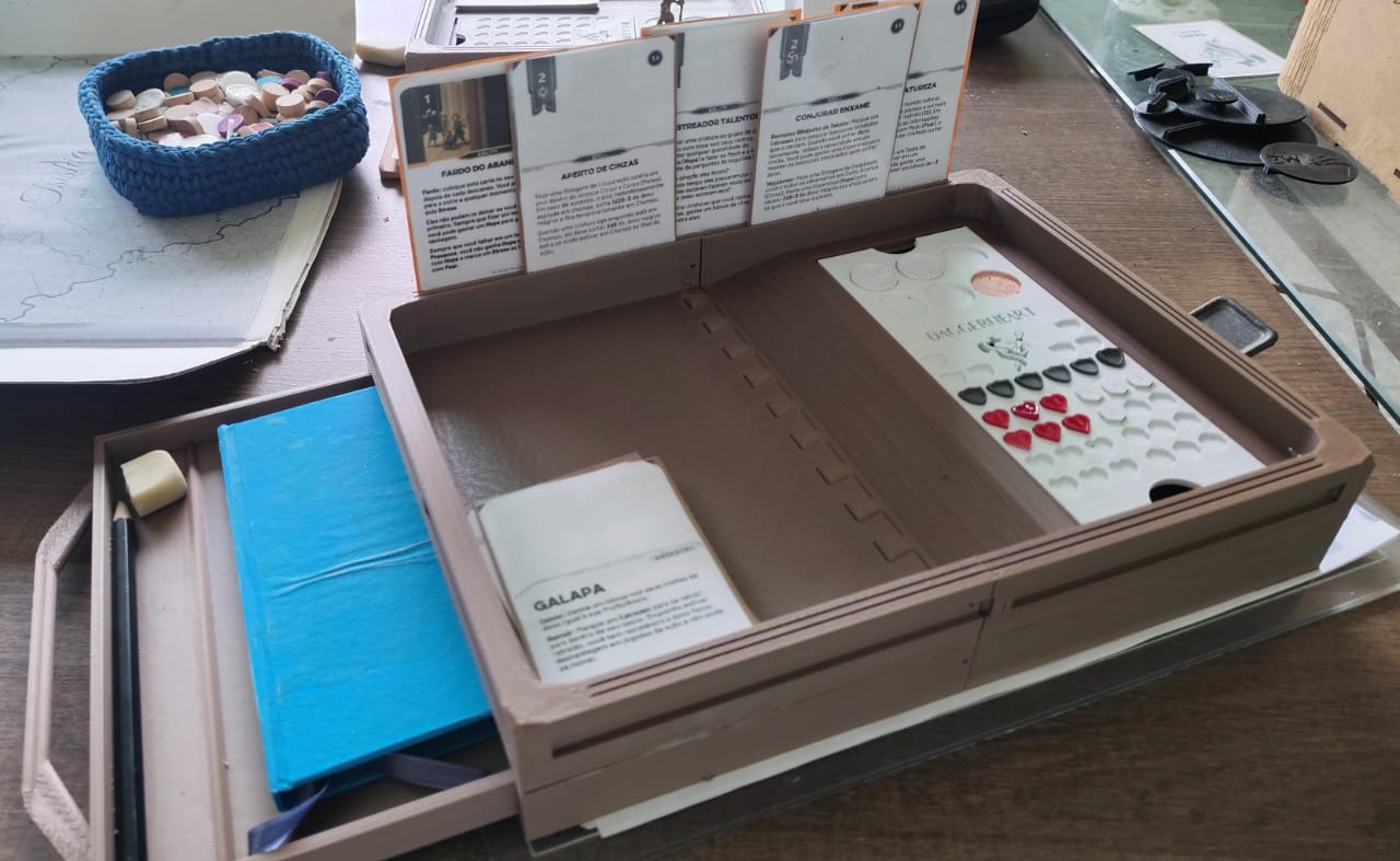 Daggerheart Dice Box/Tray with Resource Dashboard