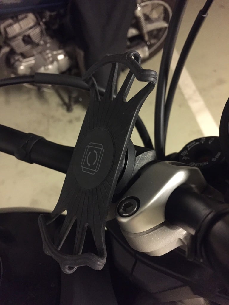 Phone holder motorcycle handlebar mount
