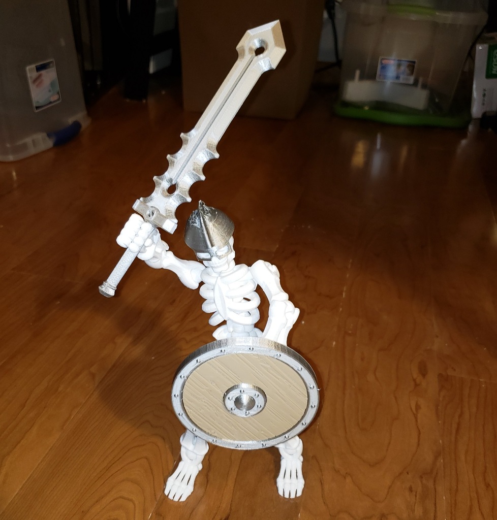 Tinkercad Skeleton Shield and Helm