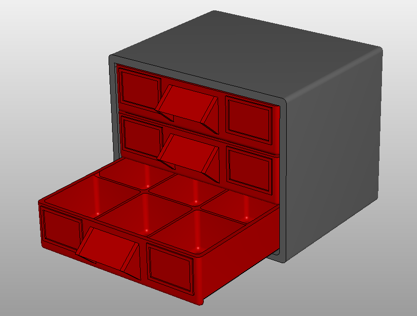 Small Part Drawer Box [Customizable]