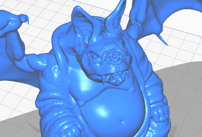 Vampire Bat Buddha w/wings (Animal Collection)