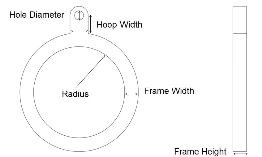 Circular Lithophane
