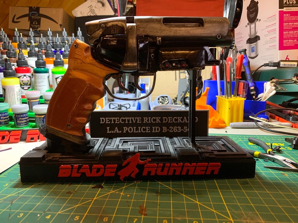 Blade Runner Blaster Stand Risers and addons