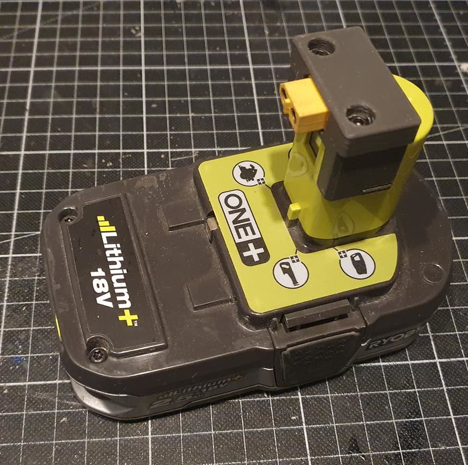 Ryobi Battery XT60 adapter