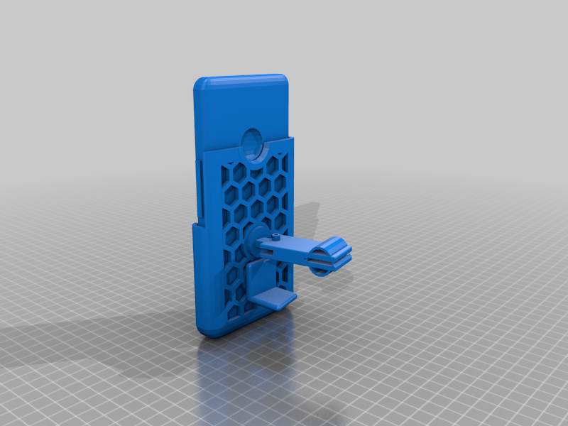Parametric Phone Holder with Vent Clip