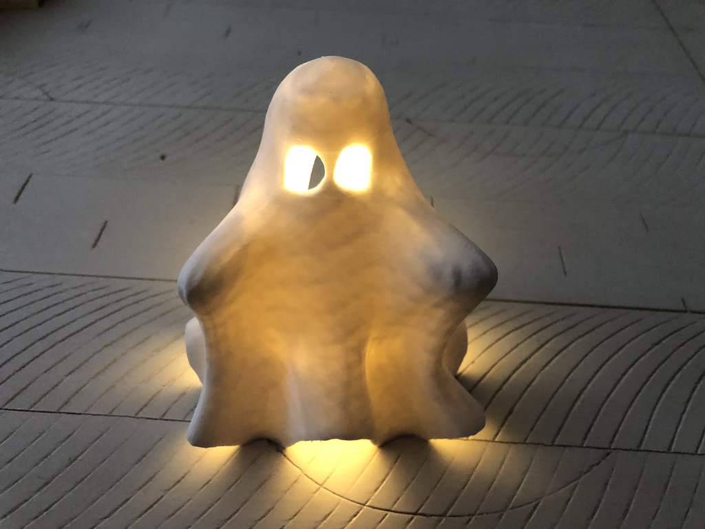 Halloween Ghost with Tea Light Holder