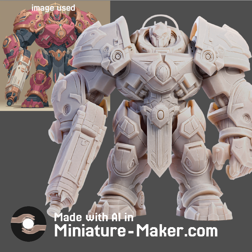 Heavy Sci-Fi Infantry - Tabletop Miniature - Miniature-Maker.com