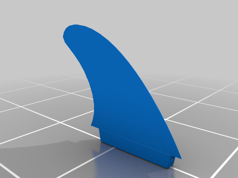 Surfboard fin for old nsp