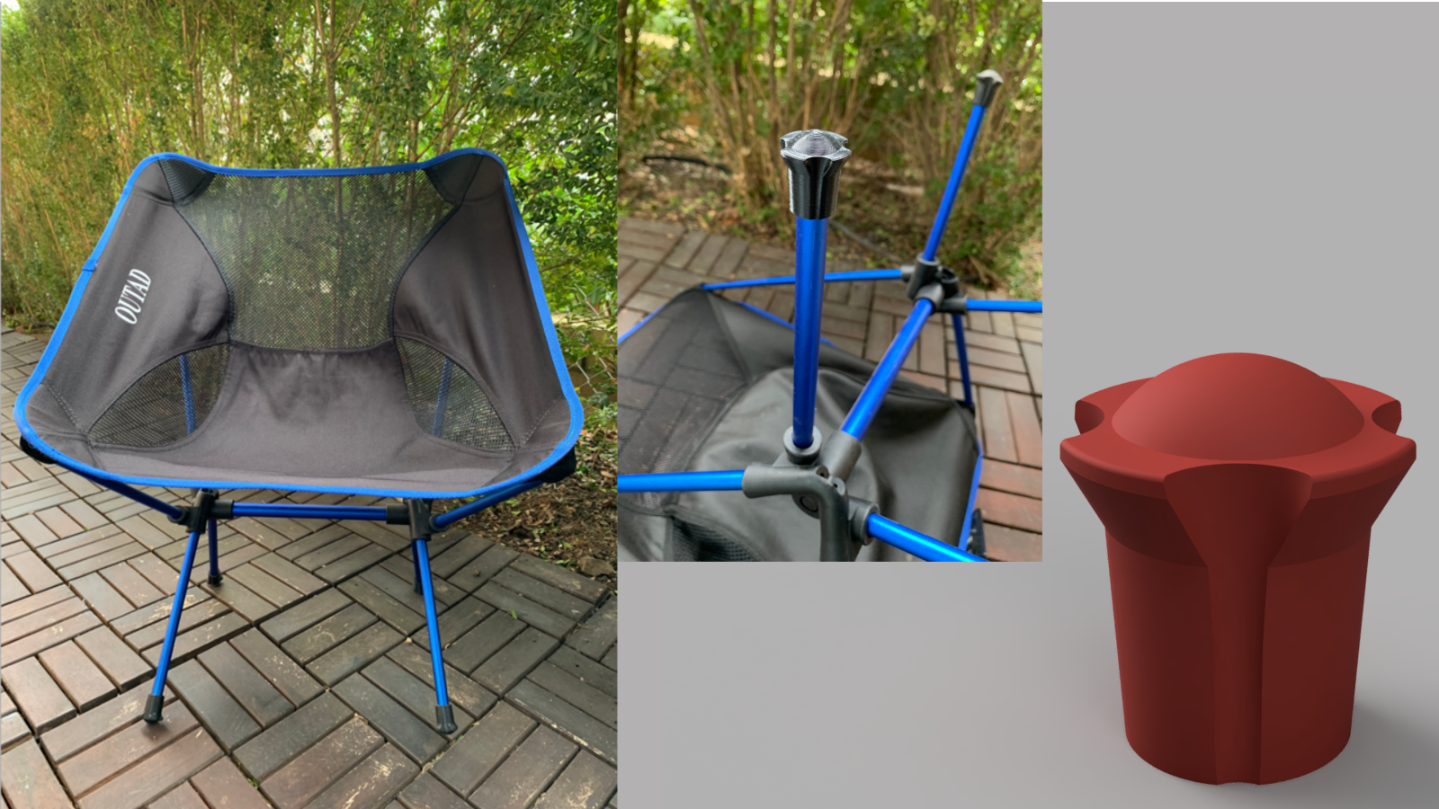 Ultralight Camping Chair Foot Outad