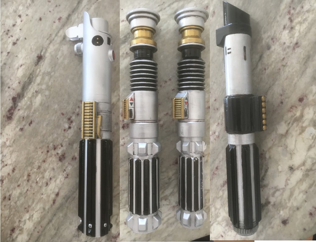 Collapsing Lightsaber flashlight mod for $4 torch