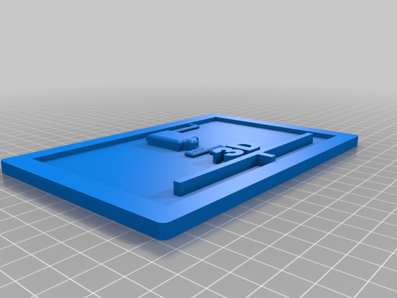 3D printing plaque