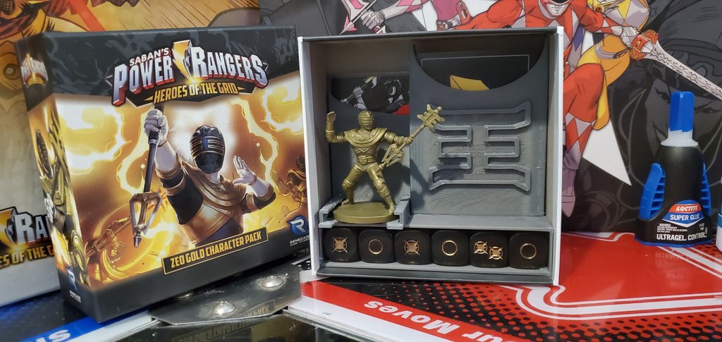 Power Rangers Heroes of the Grid Zeo Gold Organizer