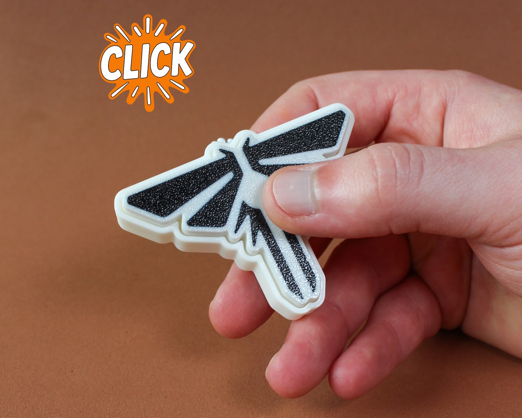 Logo Fireflies Fidget Clicker - Keychain