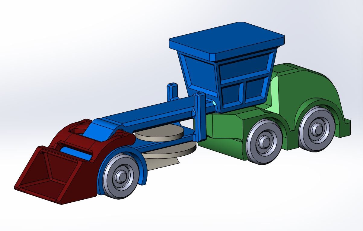 Surprise Egg #8 - Tiny Road Grader (without Egg)