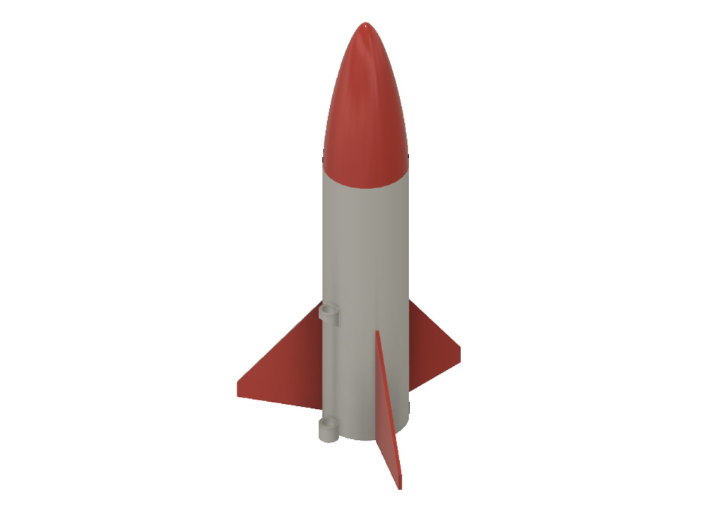Micro Rocket - High Power - printable in one Piece