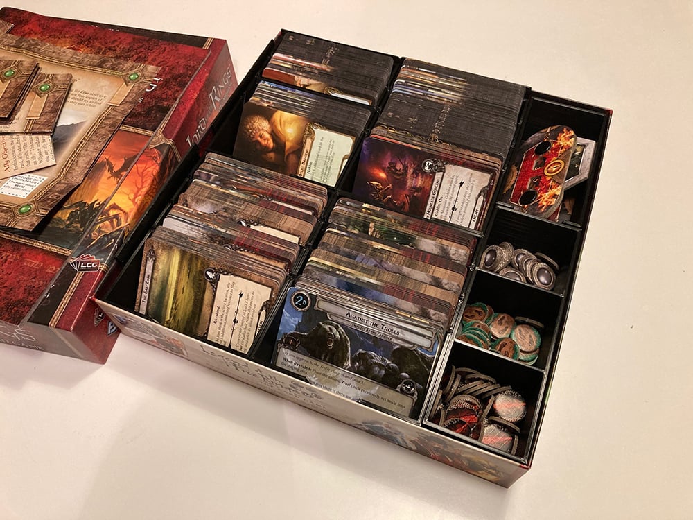 Lord of the Rings LCG Card Organiser (Current Core Box)