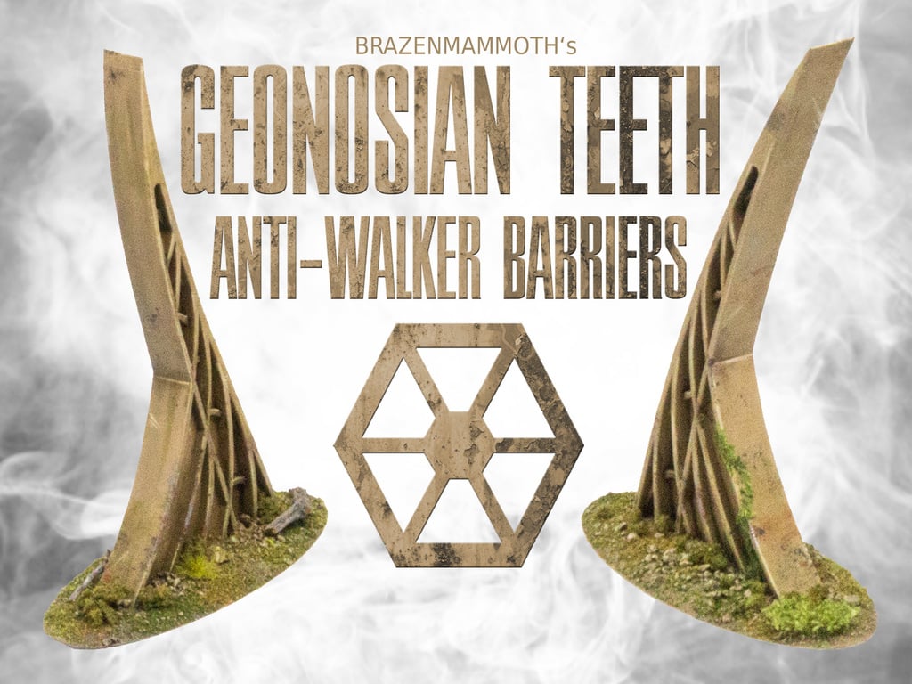 Geonosian Teeth - Anti-Walker Barriers