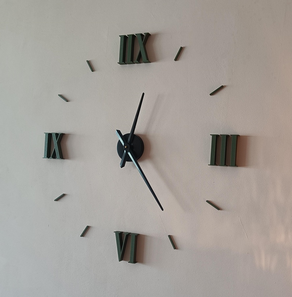 Large Wall Clock Roman Numerals