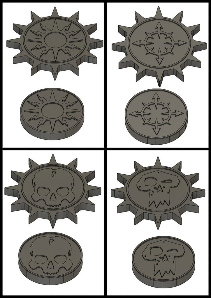 Factions Symbols (Warhammer Ago of Sigmar, AOS)