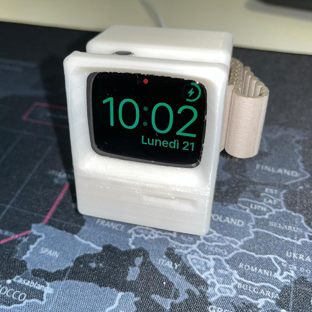 Flexible Apple Watch charging stand