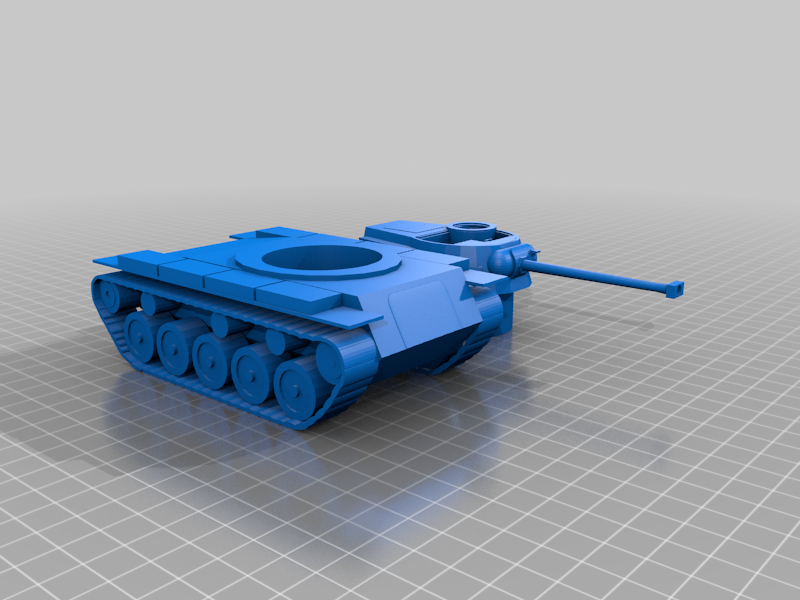 Simple Type 64 Chinese Tank from WoT Blitz