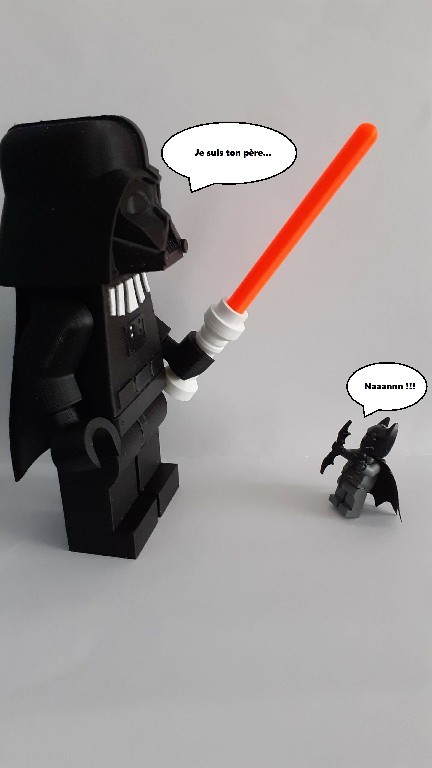 Giant Lego Darth Vader Remix