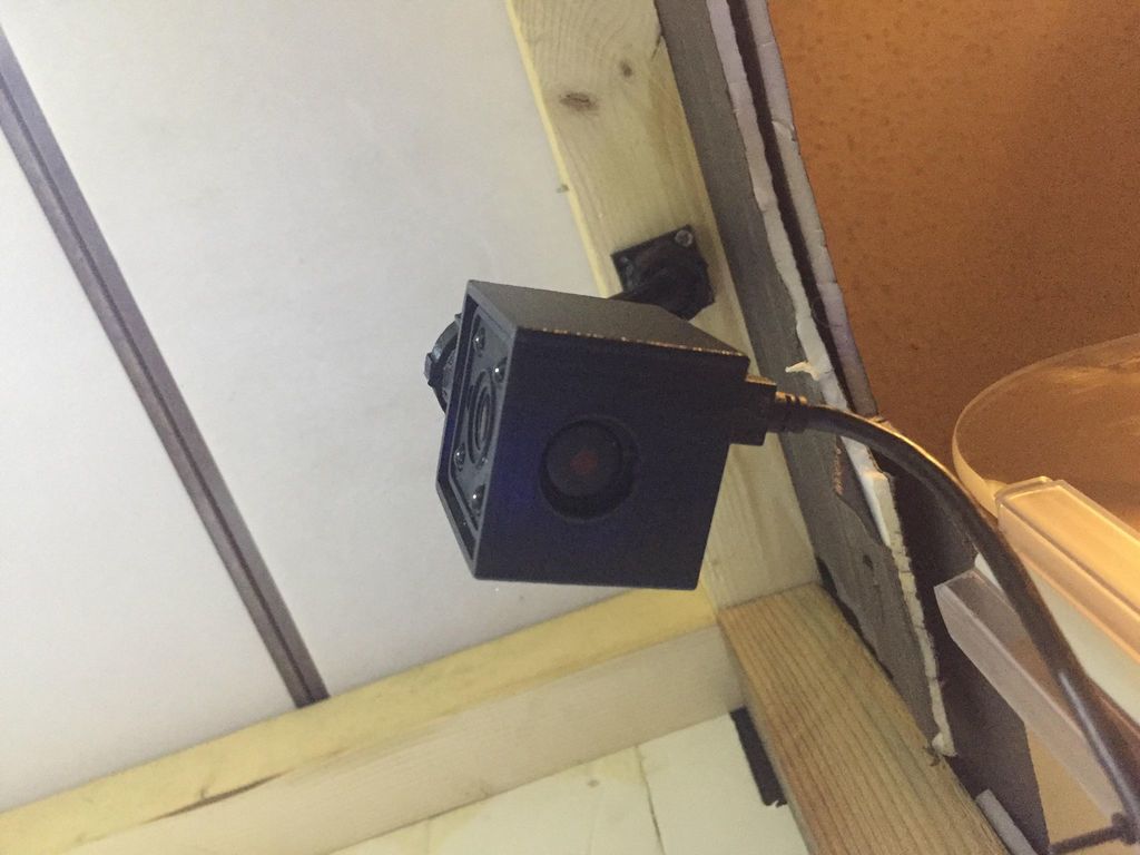 square wifi camera ball and socket mount