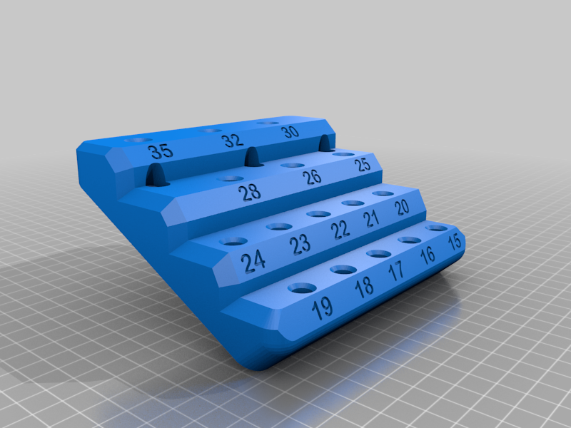Metric Bit Organizer