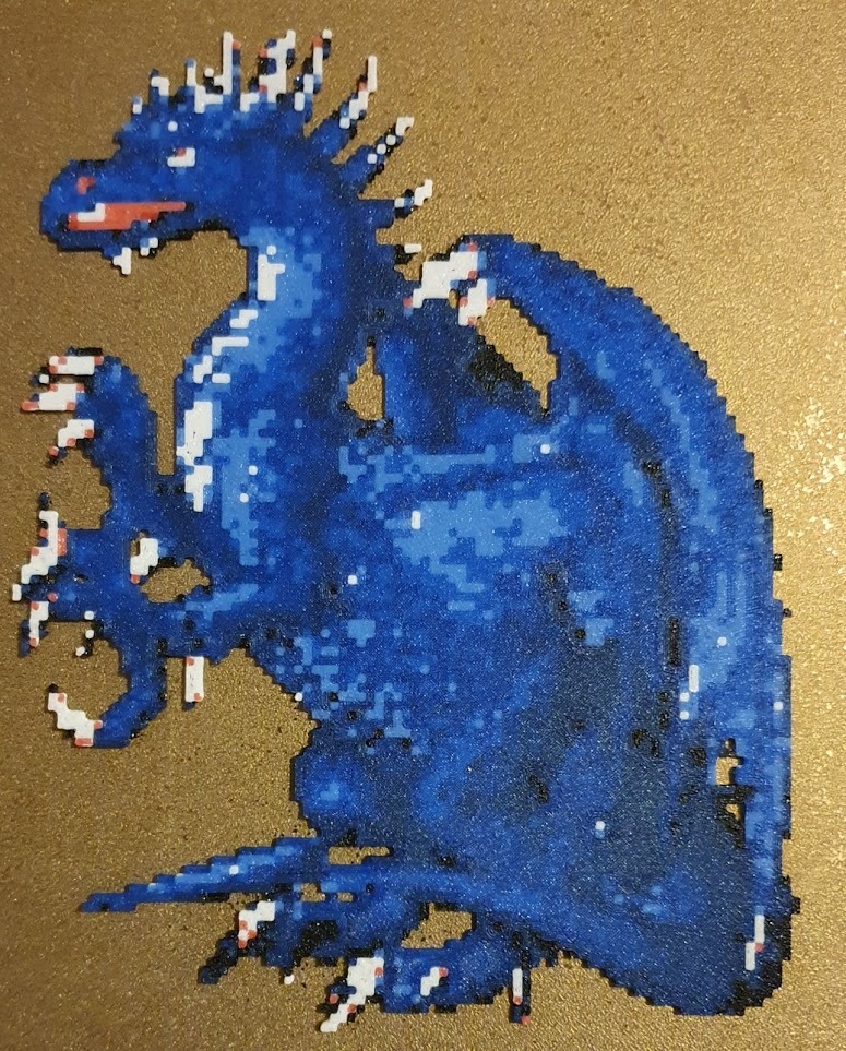 Azure Dragon from Heroes of Might and Magic III (multi material)