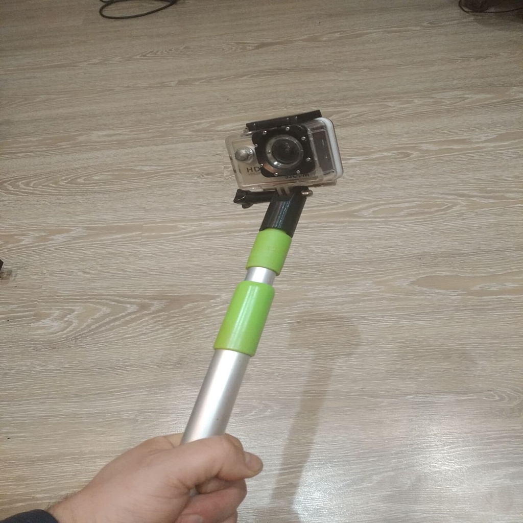 Window Squeegee Extendable Handle To GoPro selfie stick