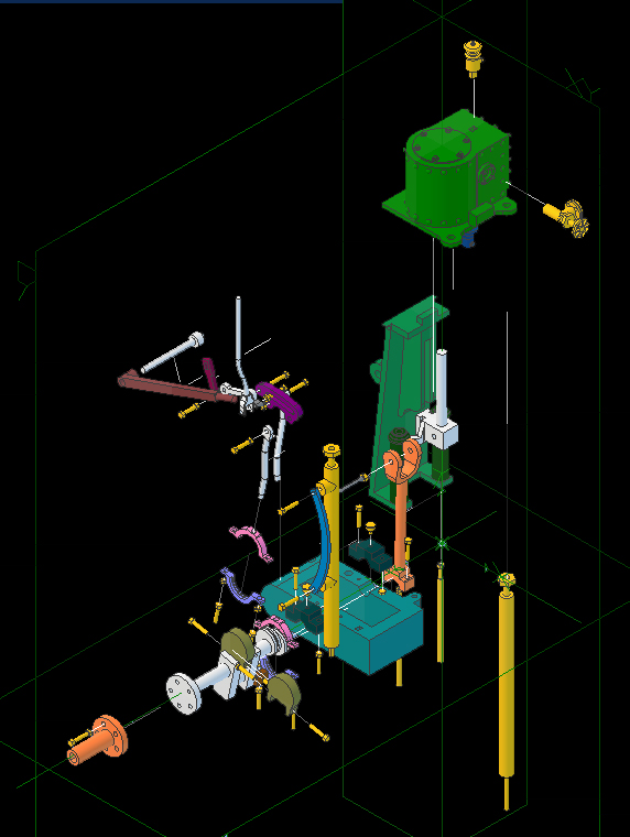 Steam engine, winch and boiler parts for Billings Boats African Queen kit