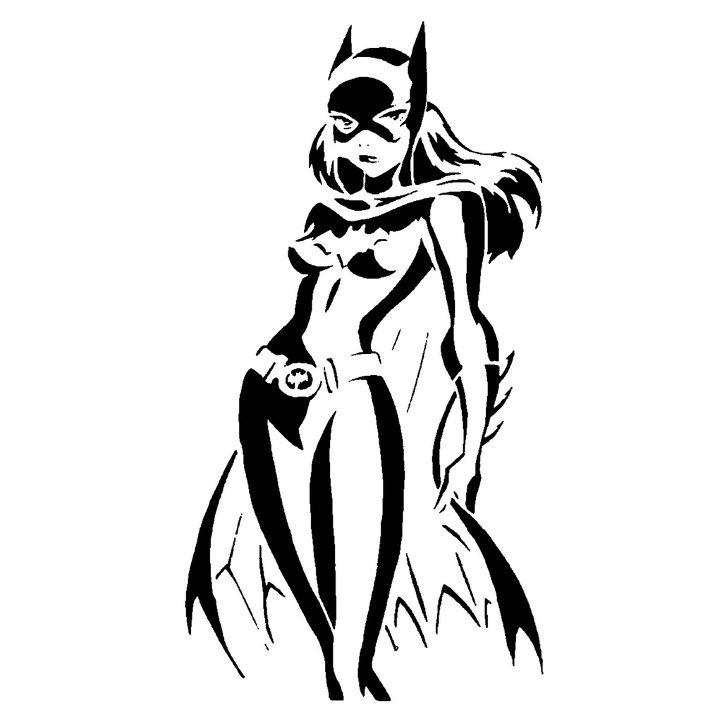 Batgirl Stencil