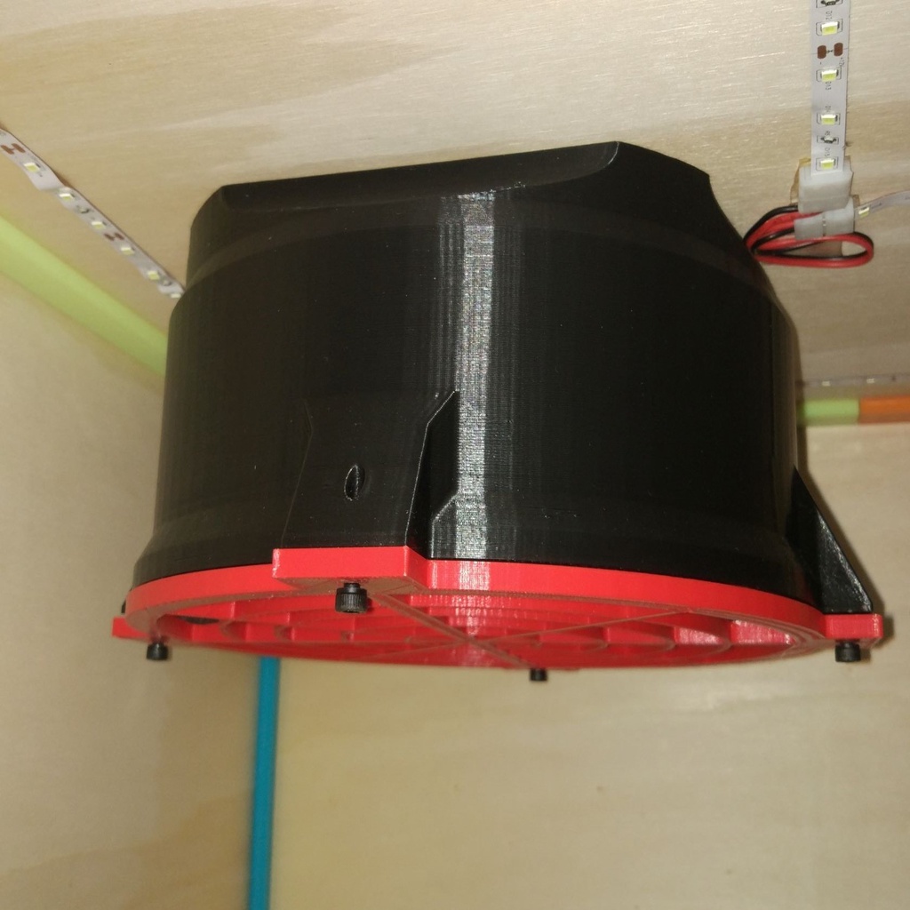 Hepa Filter Holder for LV-H132 filter and 140mm Fan