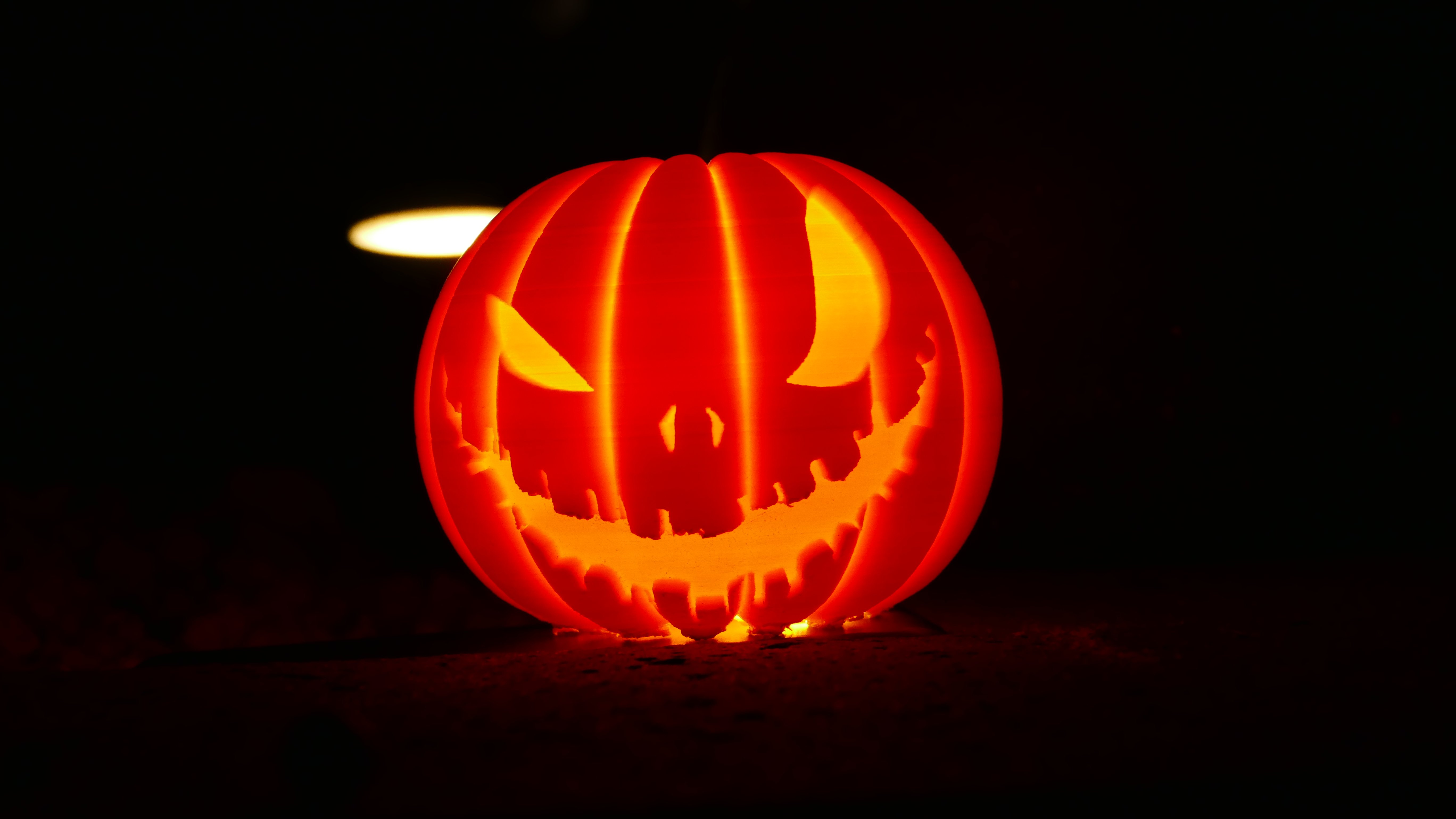 Halloween pumpkin lithophane
