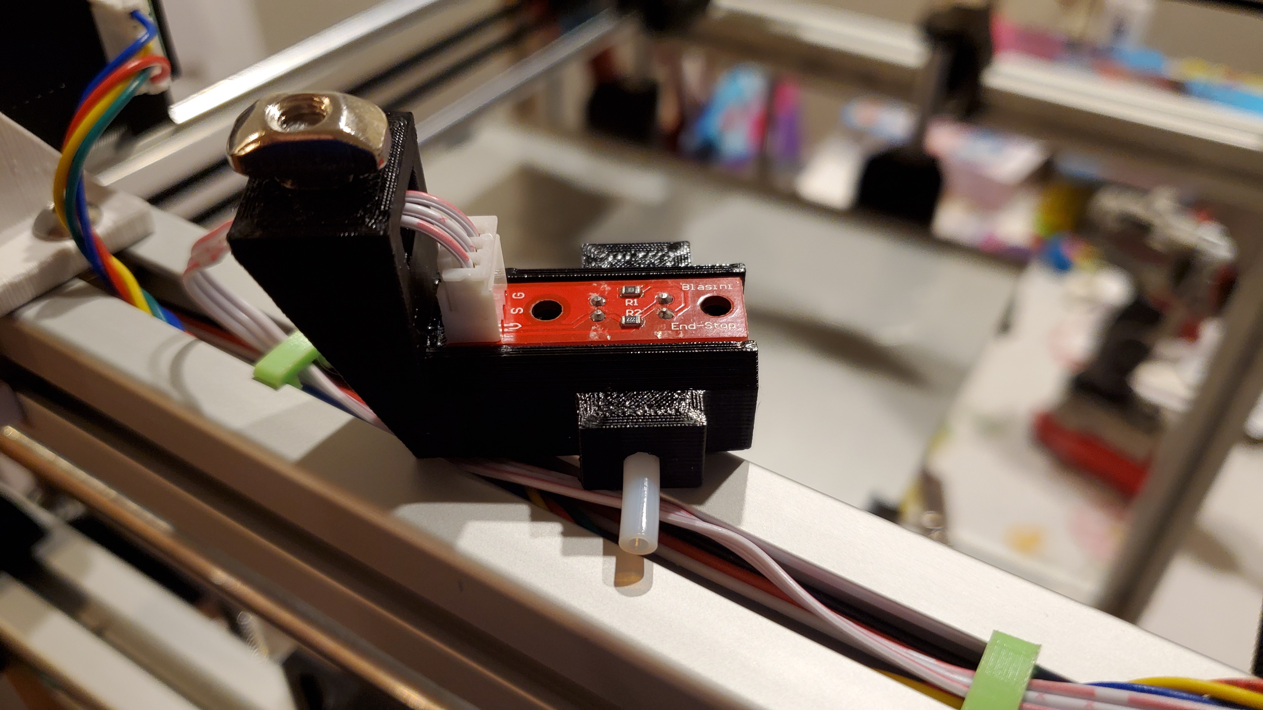 Optical Filament Runout Sensor for 3030 2020 HyperCube Evolution (HEVO) and Bond Tech Extruder