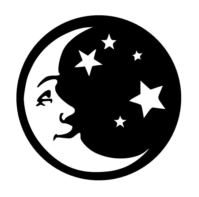 Man In The Moon Fridge Magnet