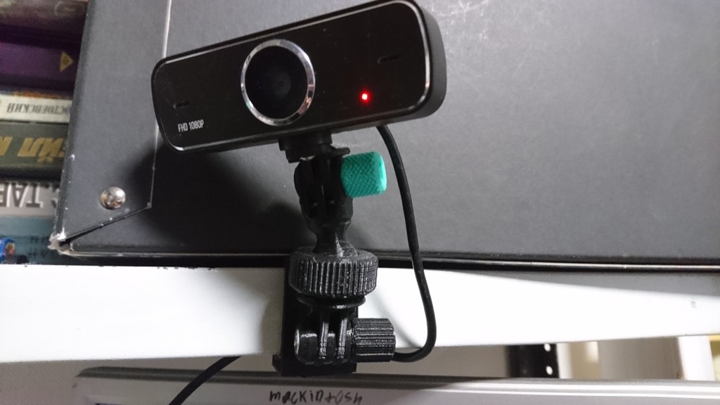 webcam. redragon gw800. holder for mounting system (male)