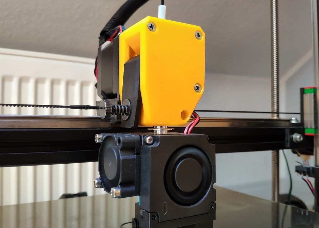 Lowered Extruder -  Mod/Redesign for BondTech BMG Drive Gears