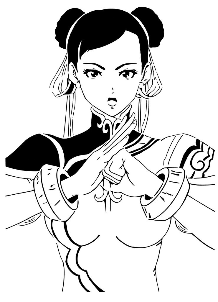 Chun-Li stencil 3