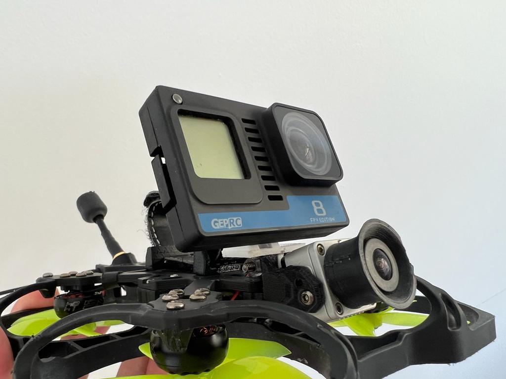 Protek 25 Pusher FPV Drone to GEPRC Naked Gopro Hero 8 Adapter
