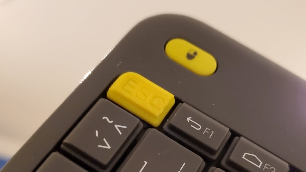 ESC and DEL keys for Logitech K400+ keyboard