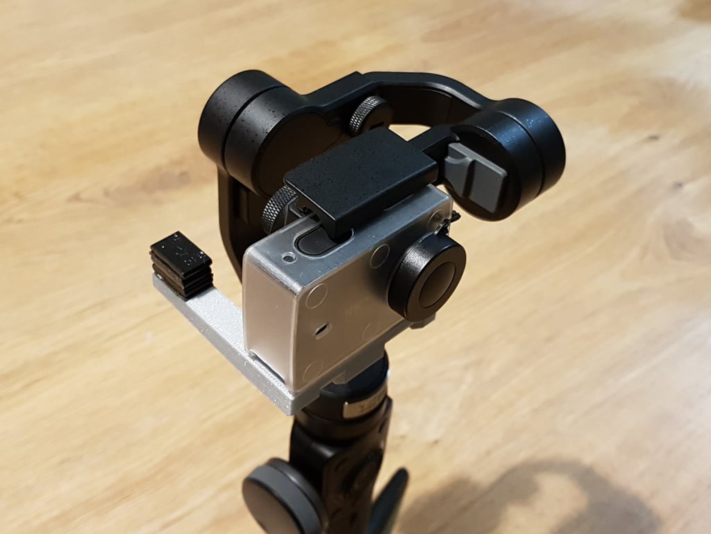 Actioncam to gimbal adapter (Yi 4k+ to Zhiyun Smooth 4)