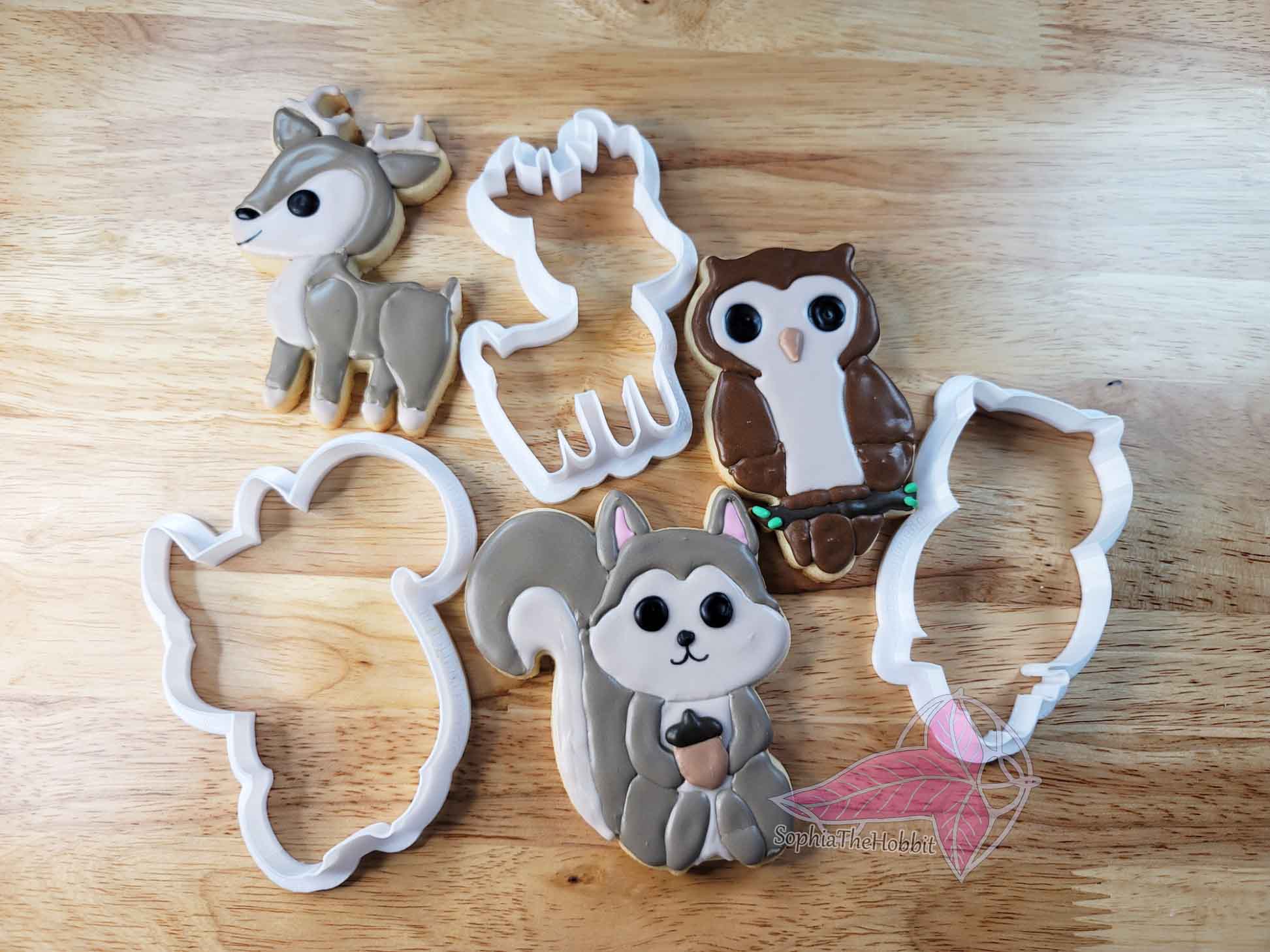 Part1 Forest Animal cookie cutter Woodland Creature Cookie Cutters