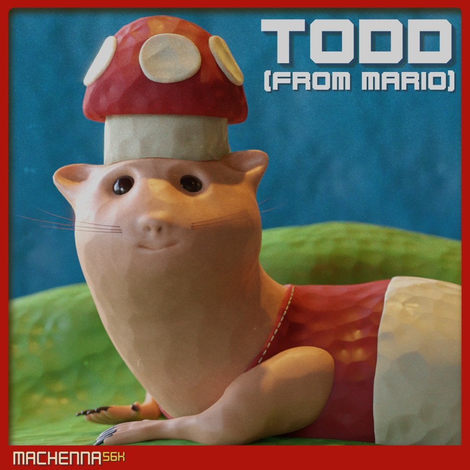 Todd (From Mario) | Drawfee Fanart