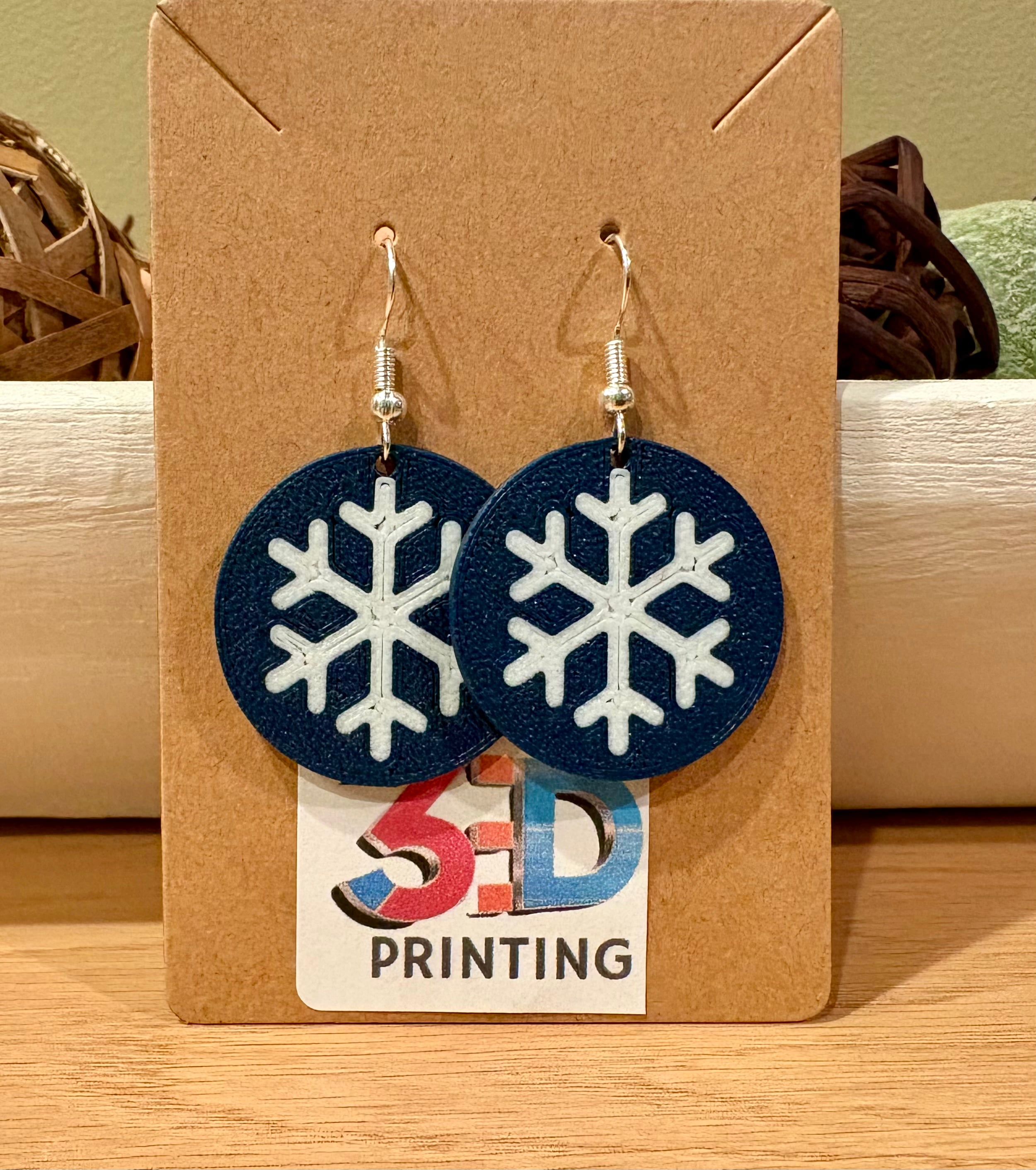 snowflake earring