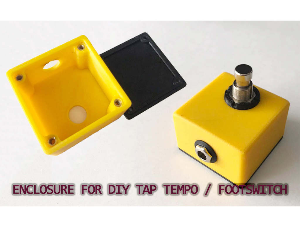 Enclosure for DIY tap tempo / footswitch