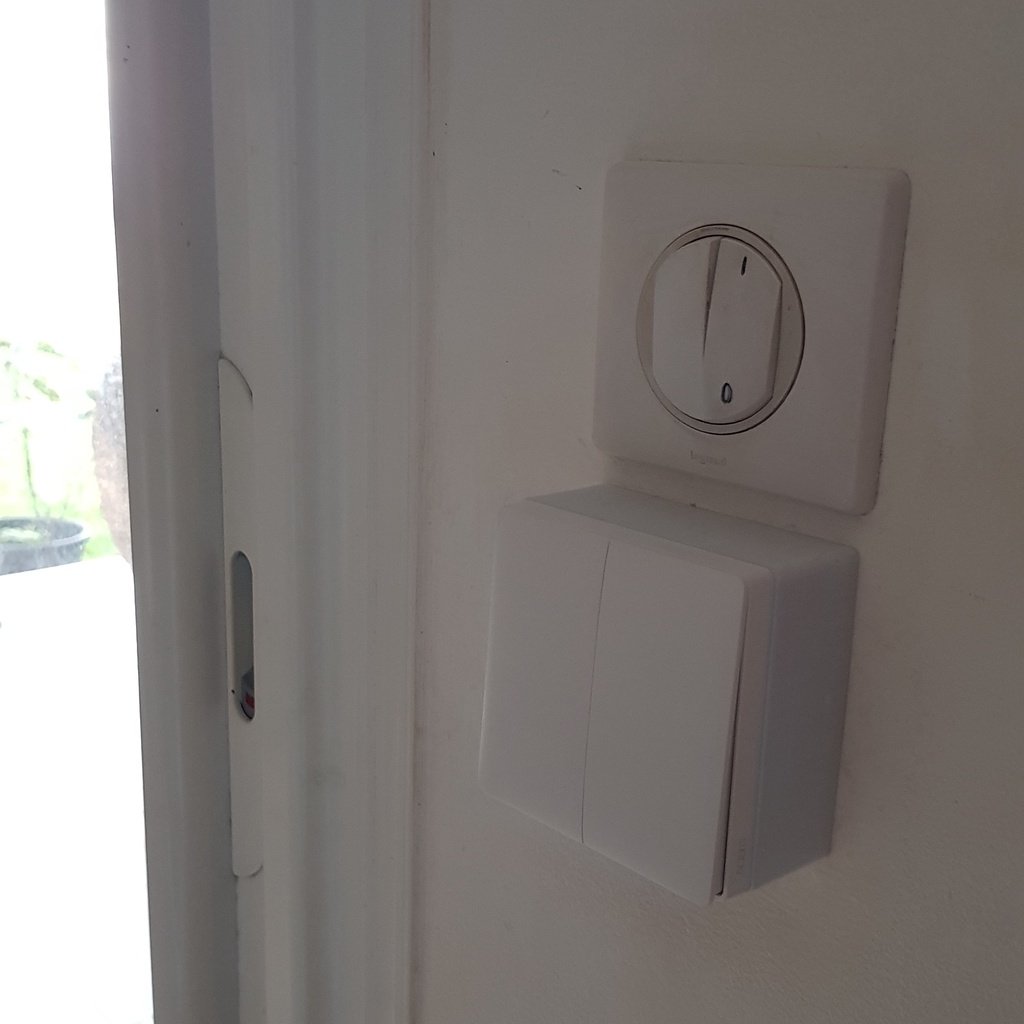Xiaomi Wall Switch double : adaptateur FR : volets roulants 